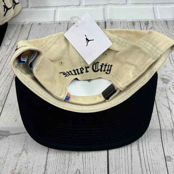 Honor‎ the Gift x Jordan The Inner City Jumpman Corduroy Hat Strapback Cap New